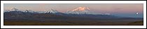 Denali and the Alaska Range photo - a panoramic view.