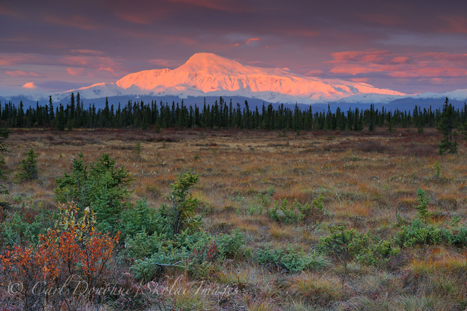 Sunrise, Mt. Sanford, Wrangell-St. Elias National Park and Preserve, Alaska.